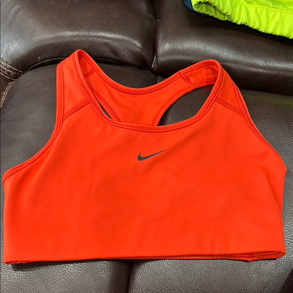 Nike Women's Orange Sports Bra